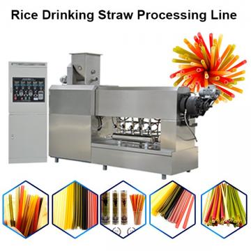 200-250kg/H Big Capacity New Material Edible Straws Biodegradable Rice Tapioca Straw Making Machine