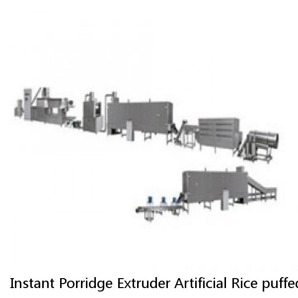 Instant Porridge Extruder Artificial Rice puffed rice Making Machine Processing Line